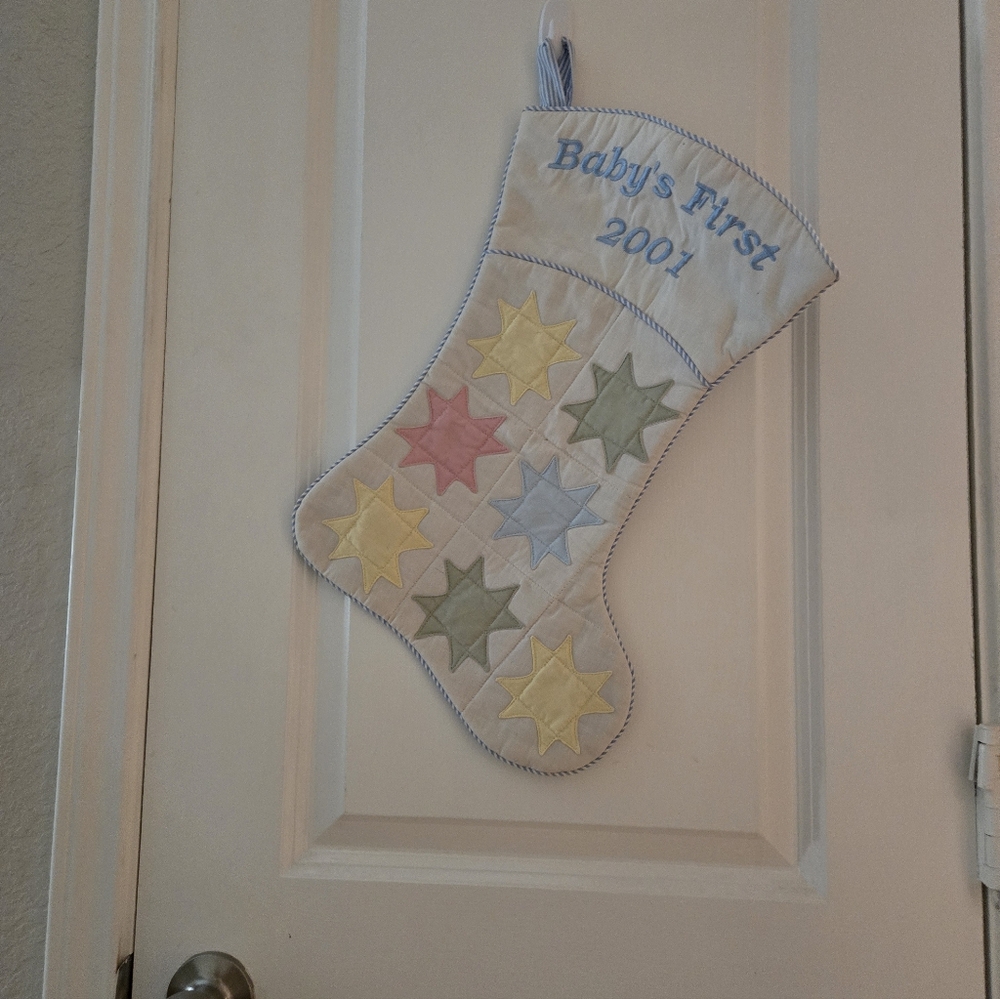 Baby's First Christmas 2001 Stocking.